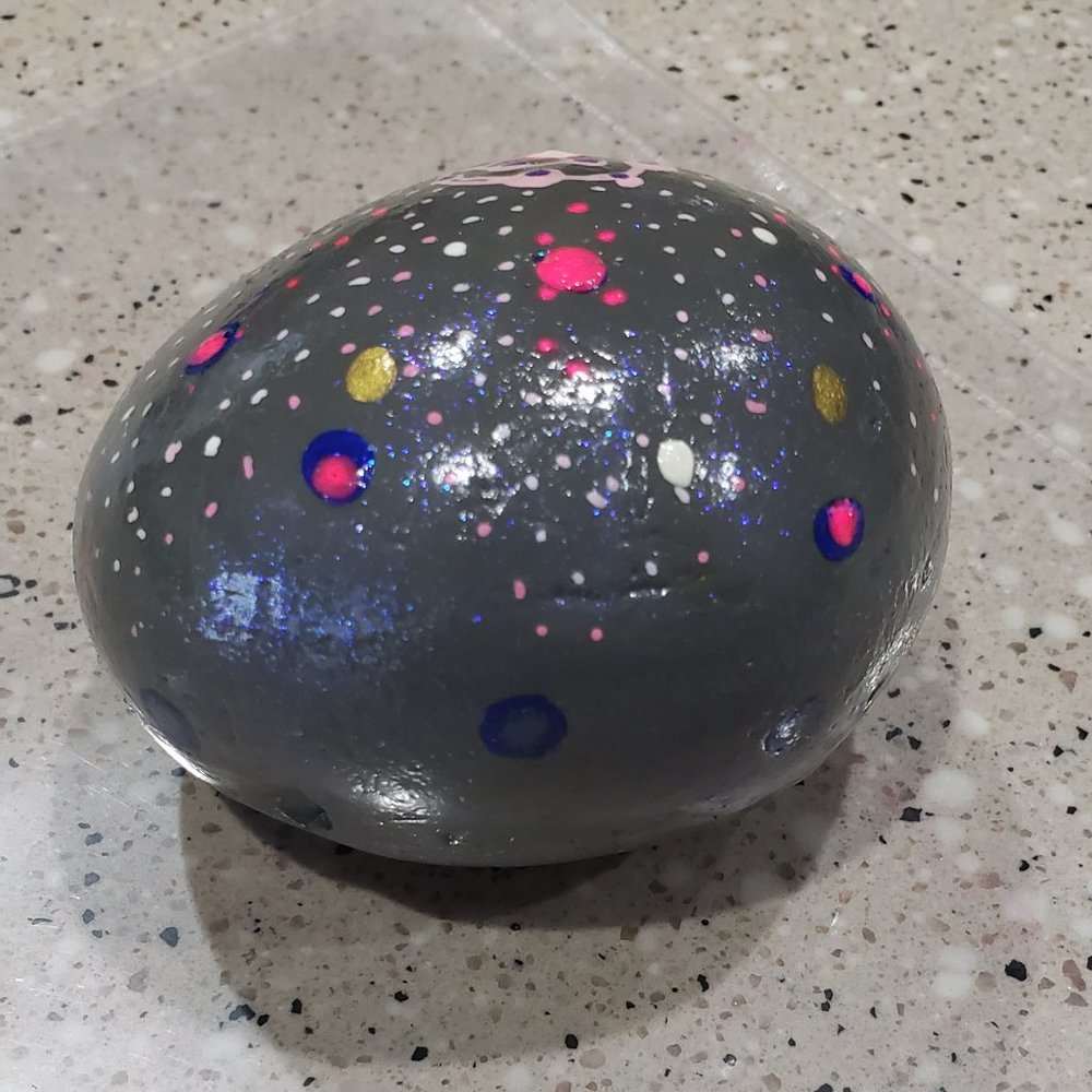 HAND PAINTED ROCK Constellation   Stone/ - Picture 8 of 13